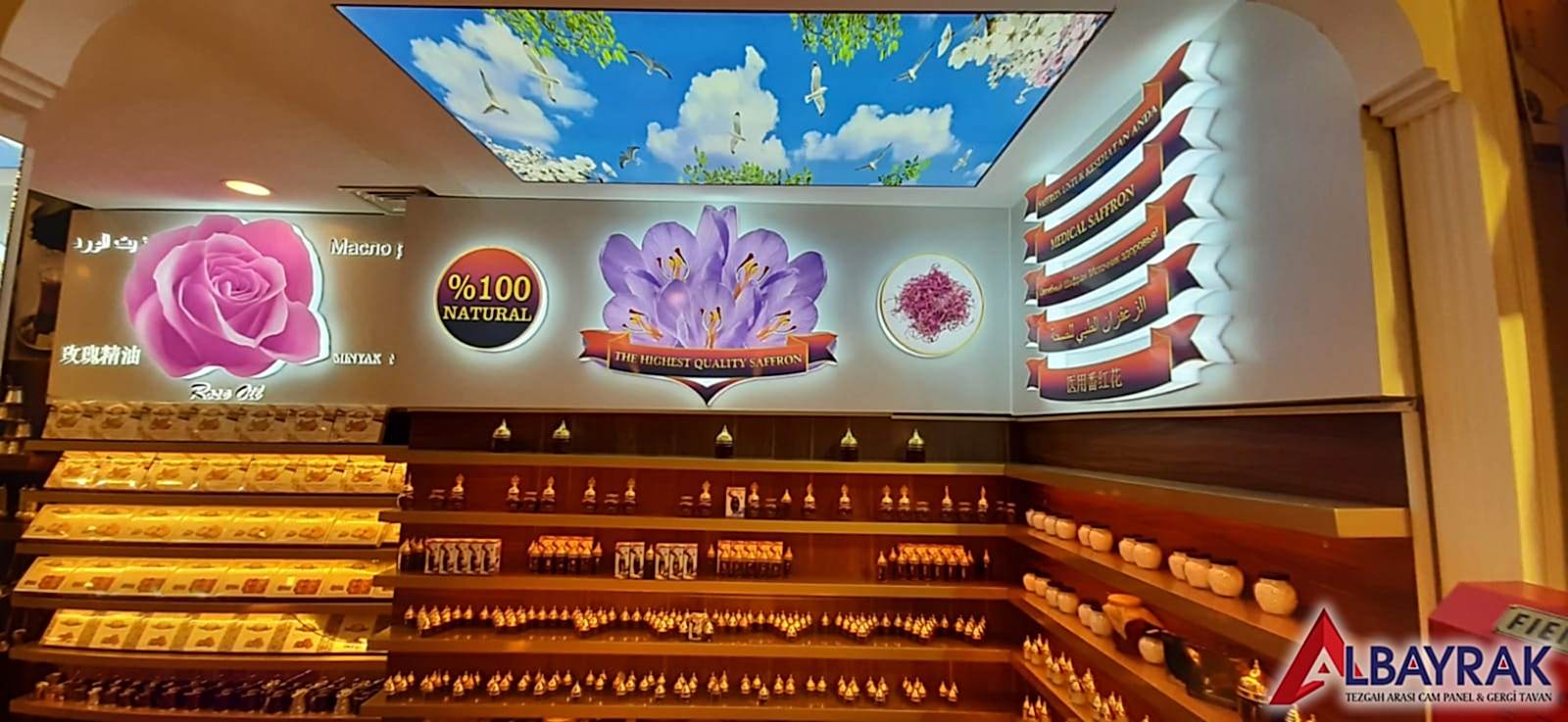 Pastane Cafe Gergi Tavan