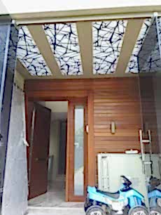 Transparan gergi tavan  modelleri