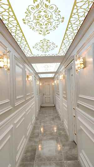 Transparan gergi tavan  modelleri