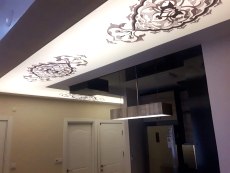 Transparan gergi tavan  modelleri