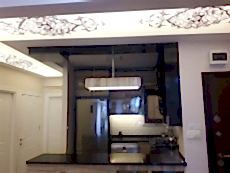 Transparan gergi tavan  modelleri