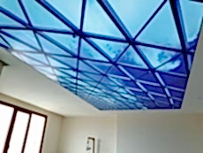 Transparan gergi tavan  modelleri