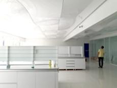 Transparan gergi tavan  modelleri