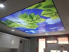 Transparan gergi tavan  modelleri