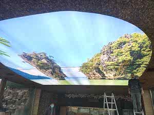 �irket Lobi Gergi Tavan Ayd�nlatma