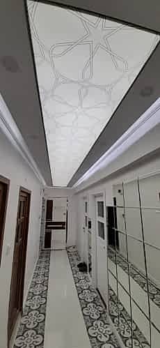 Transparan gergi tavan  modelleri