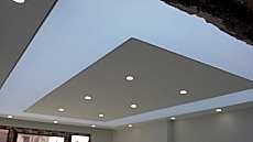 Transparan gergi tavan  modelleri