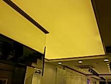 Transparan gergi tavan  modelleri