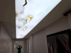 Transparan gergi tavan  modelleri