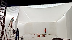 Transparan gergi tavan  modelleri