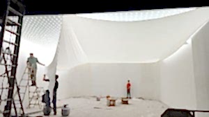 Transparan gergi tavan  modelleri