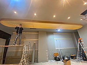 Simit Saray� Gergi Tavan �al��malar�