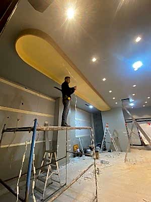 Transparan gergi tavan  modelleri