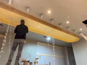 Transparan gergi tavan  modelleri