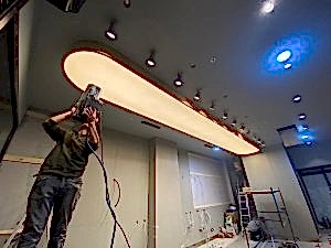 Simit Saray� Gergi Tavan �al��malar�