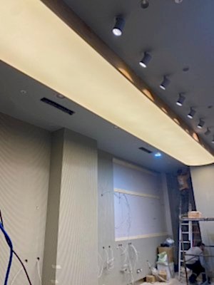 Transparan gergi tavan  modelleri