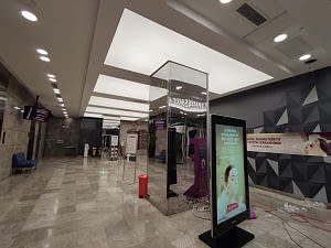 Transparan gergi tavan  modelleri