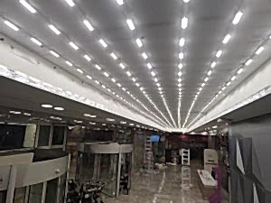 Transparan gergi tavan  modelleri