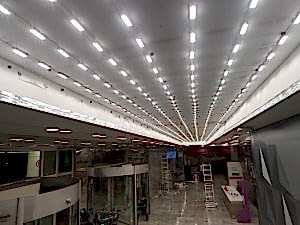 Transparan gergi tavan  modelleri