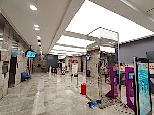 Transparan gergi tavan  modelleri