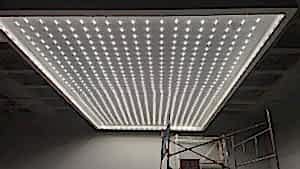 Transparan gergi tavan  modelleri