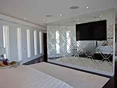 Ayna tavan baklava dilimli aynal� gergi tavan