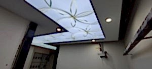 Transparan gergi tavan  modelleri