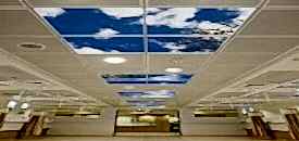 3D resimli g�ky�z� gergi tavan uv bask�l� led panel