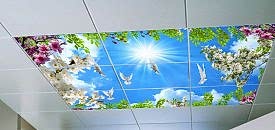 G�ky�z� bask�l� led panel gergi tavan