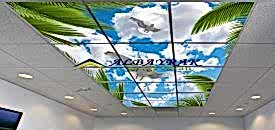 Her Odaya �zel Led Panelli Gergi Tavanlar